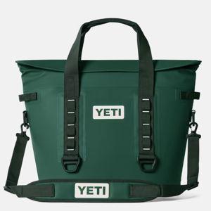 YETI Hopper M30 Soft Cooler in Black Forest Green