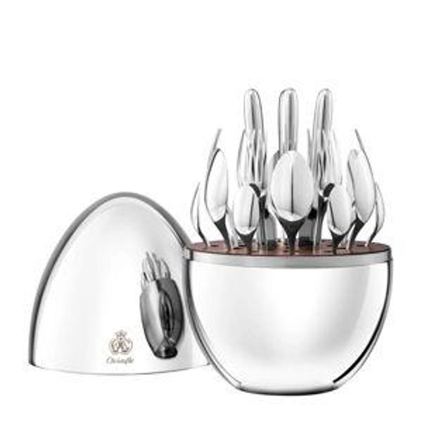 Christofle - Silver-Plated 24-Piece Flatware Set