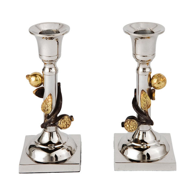 Yair Emanuel Pillar Shabbat Candlestick...