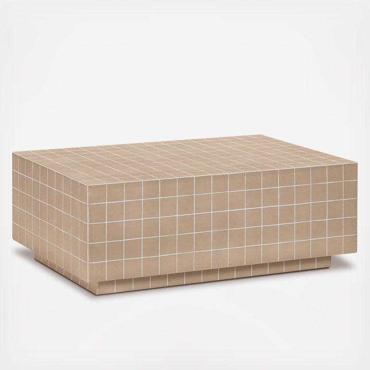 TOV Furniture, Mixie Tile Indoor/Outdoor Coffee Table | Zola