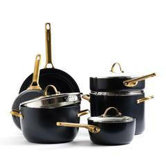 Greenpan Padova Reserve Nonstick 10-Piece Cookware Set Black