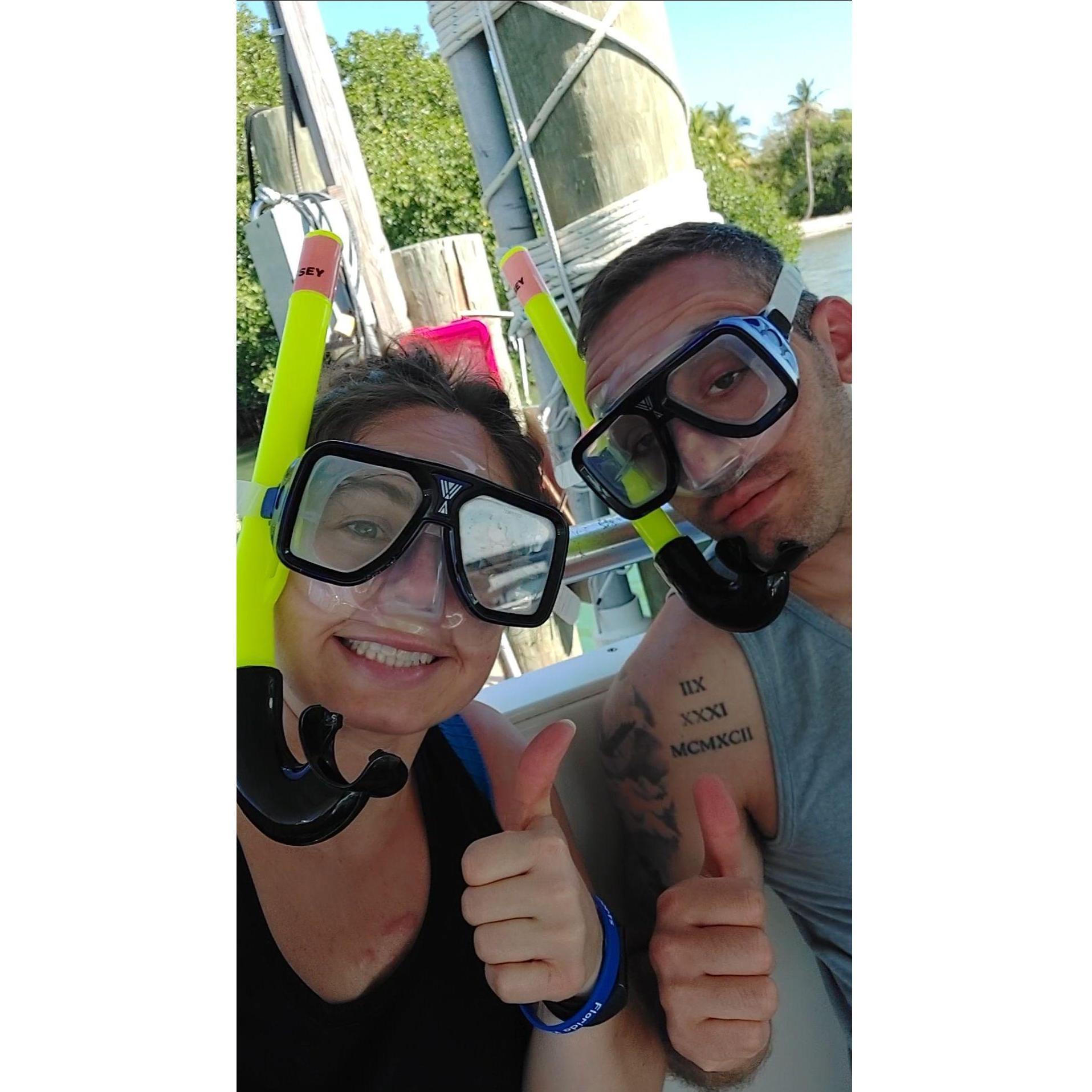 Forever snorkeling partners.