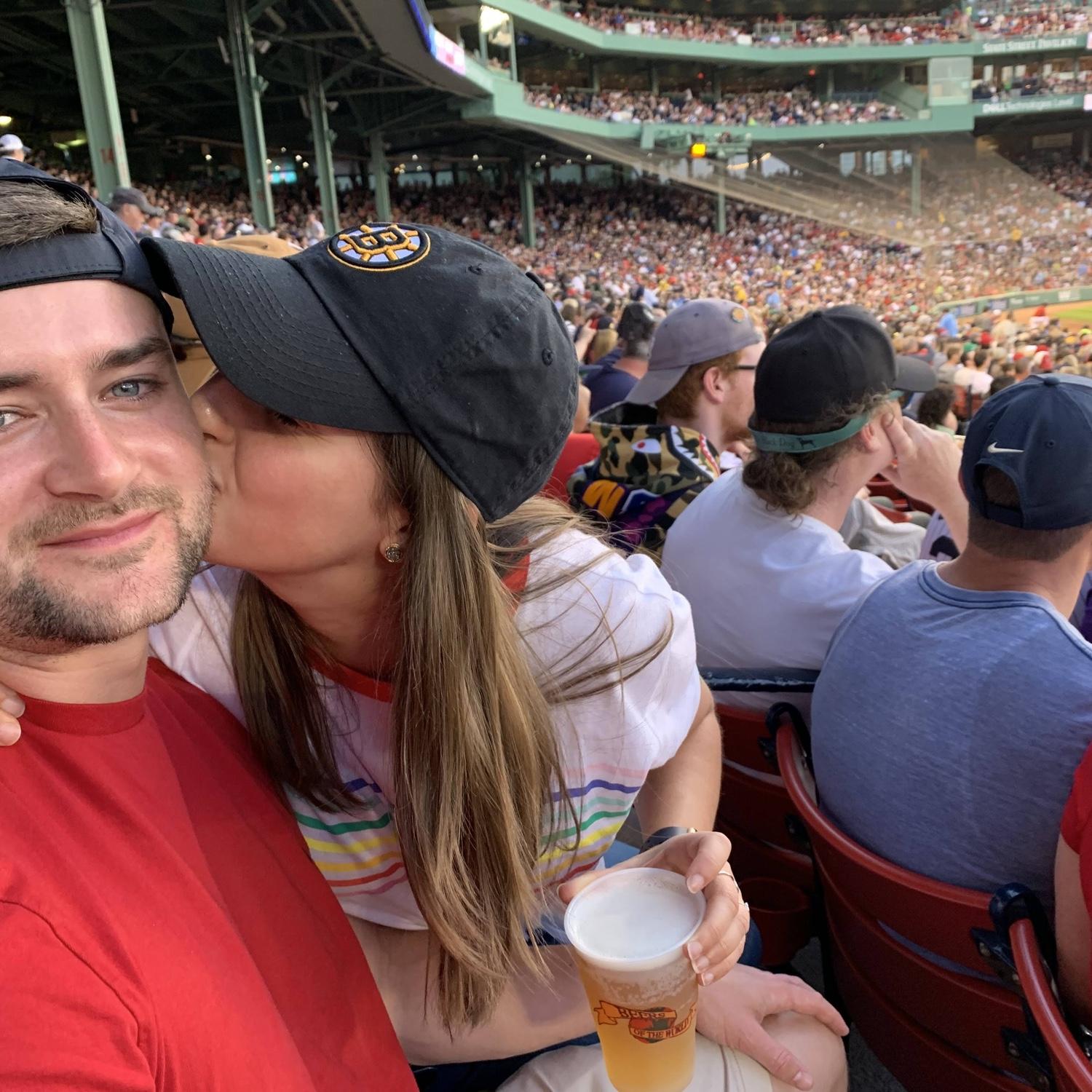 Ali publicly wants to remind everyone she will never cheer for the Red Sox but she will drink their beer