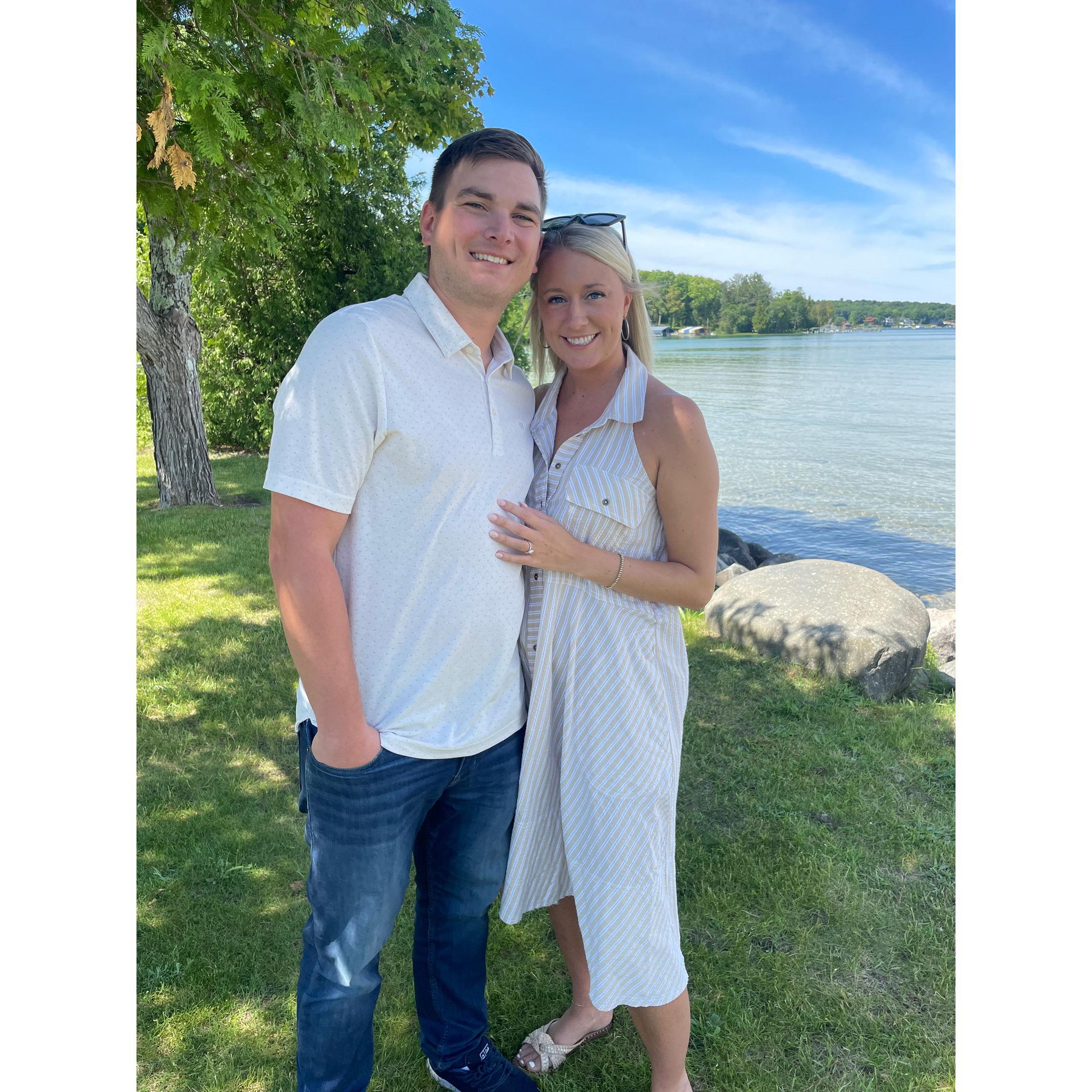 Proposal at Walloon Lake, Michigan!