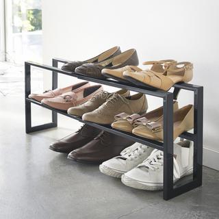 Line Double Adjustable Shoe Rack