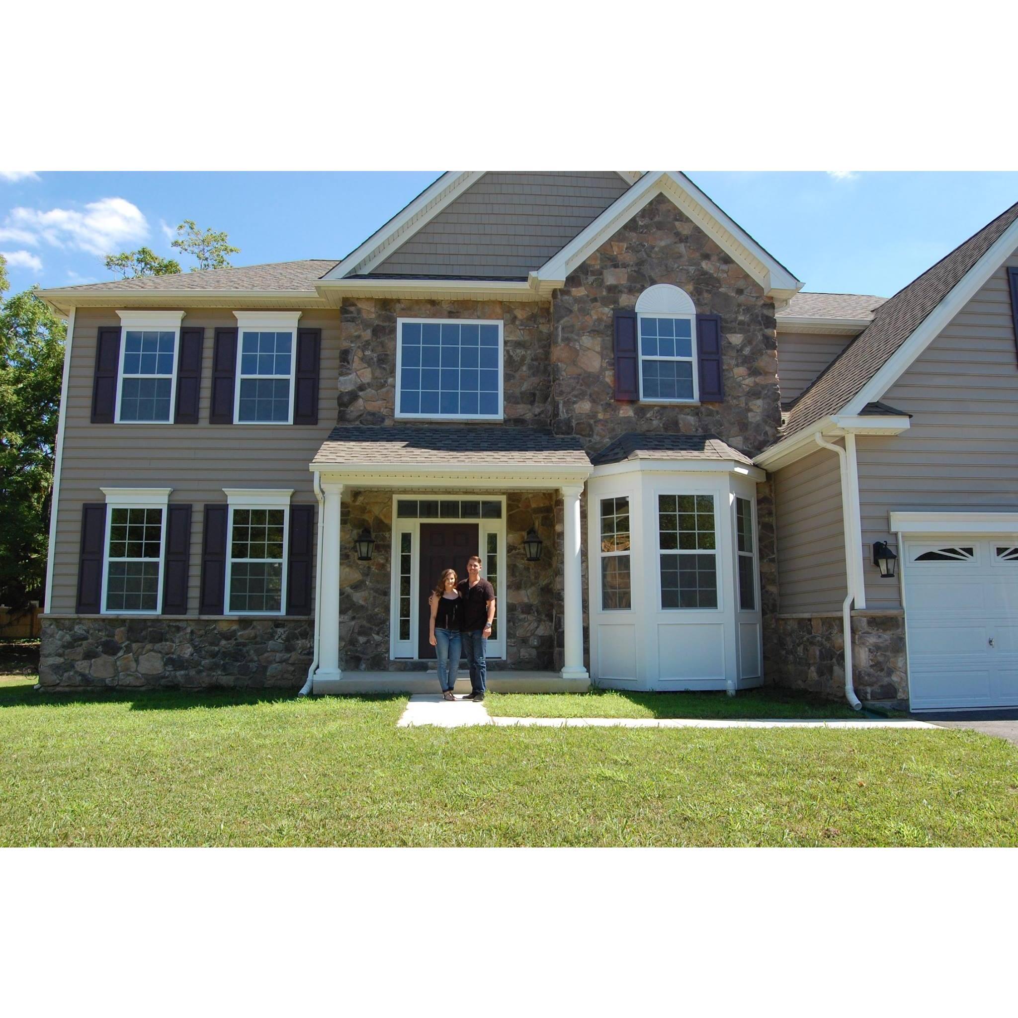 The day we bought our first home together!