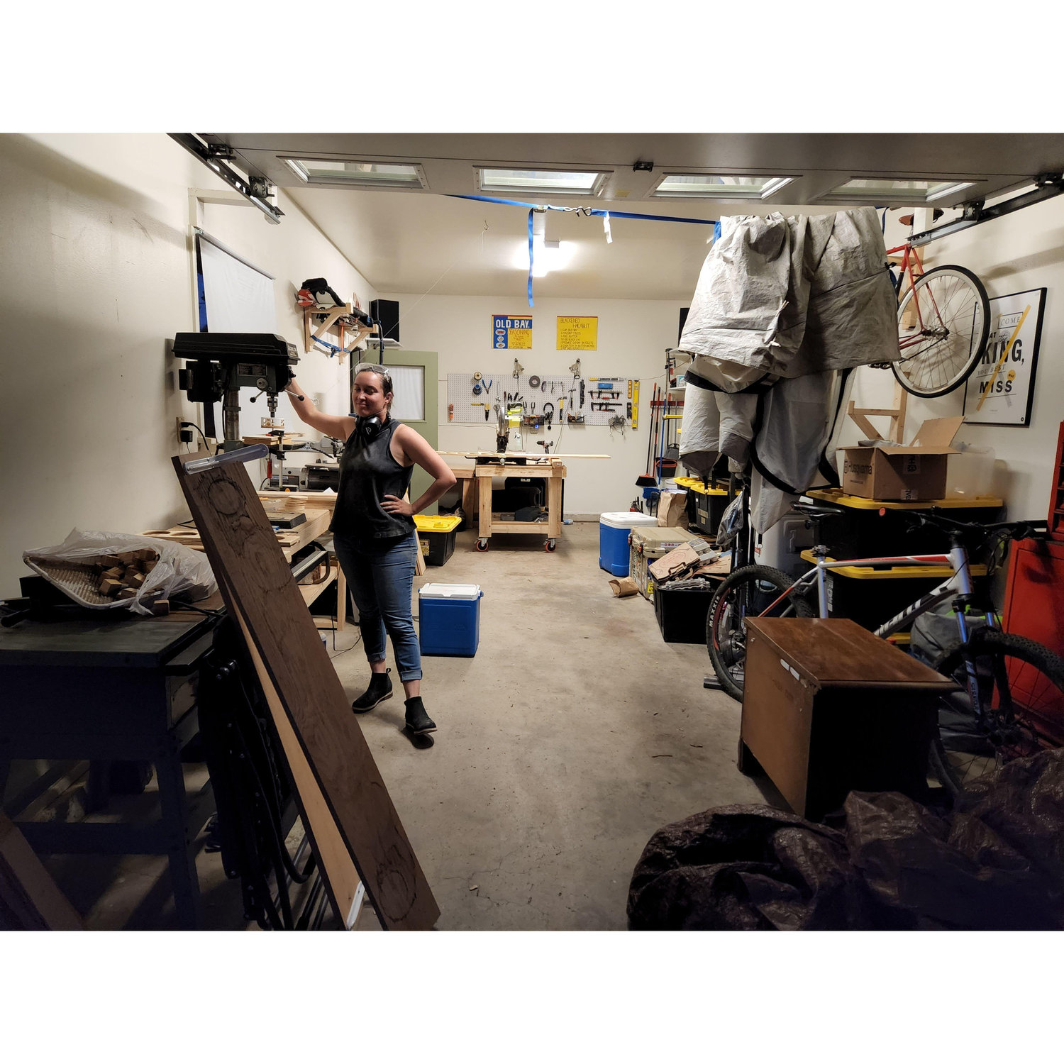 "No, don't buy that, I could make it for, like, half the cost." - Tarryn, before seeing the price of lumber. (She does make really nice stuff in our wood shop, though!)