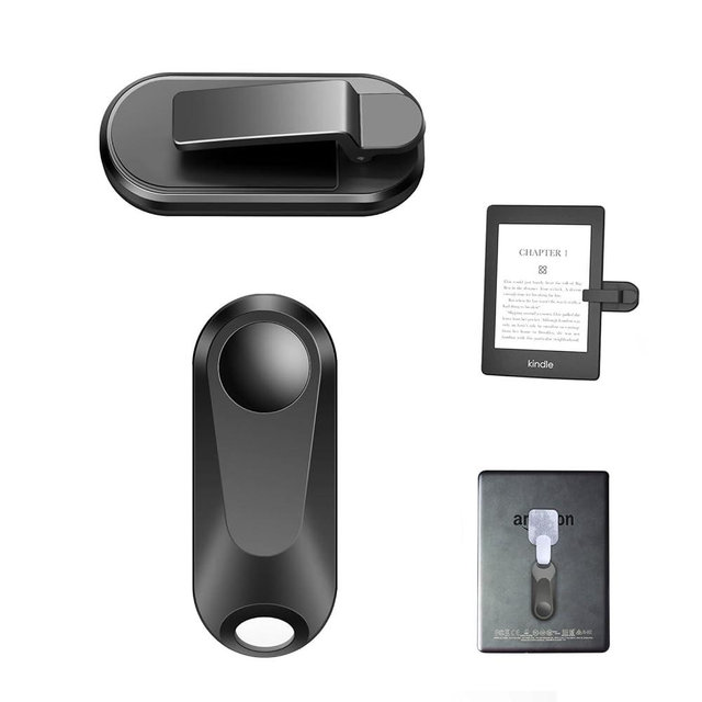 Locthal Wireless Page Turner Remote for Kindle, Clicker Page Turner with Self Organizer for Kindle Paperwhite Kobo eReaders Reading Accessories and Non-Bluetooth Touchable Devices