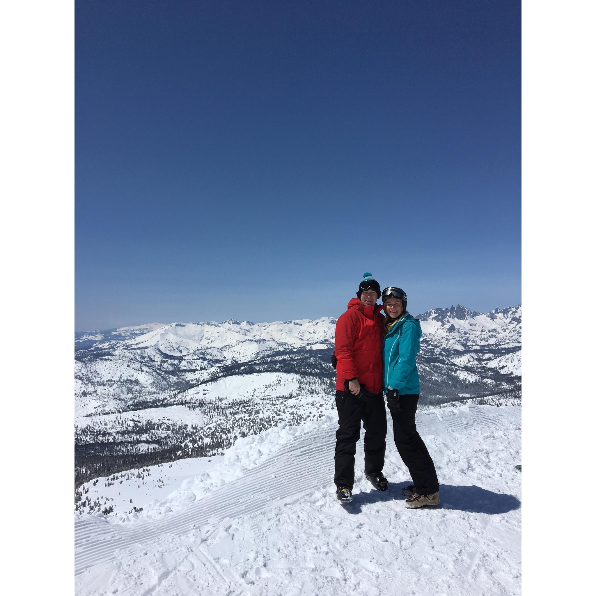 Our first ski trip together
Fun fact: Ben's friend Kyle joined this romantic getaway:)