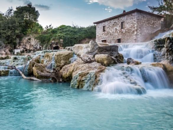 Entrance to Terme Di Saturina (Thermal Hot Springs)