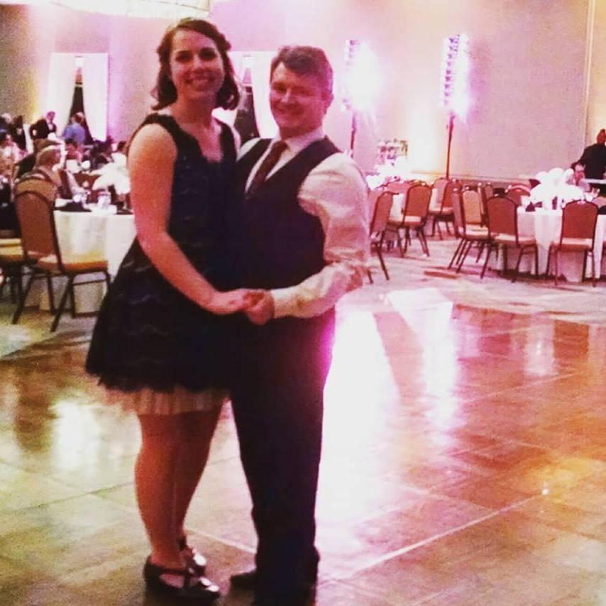 Swing dancing at the Harrisonburg Education Foundation Gala.