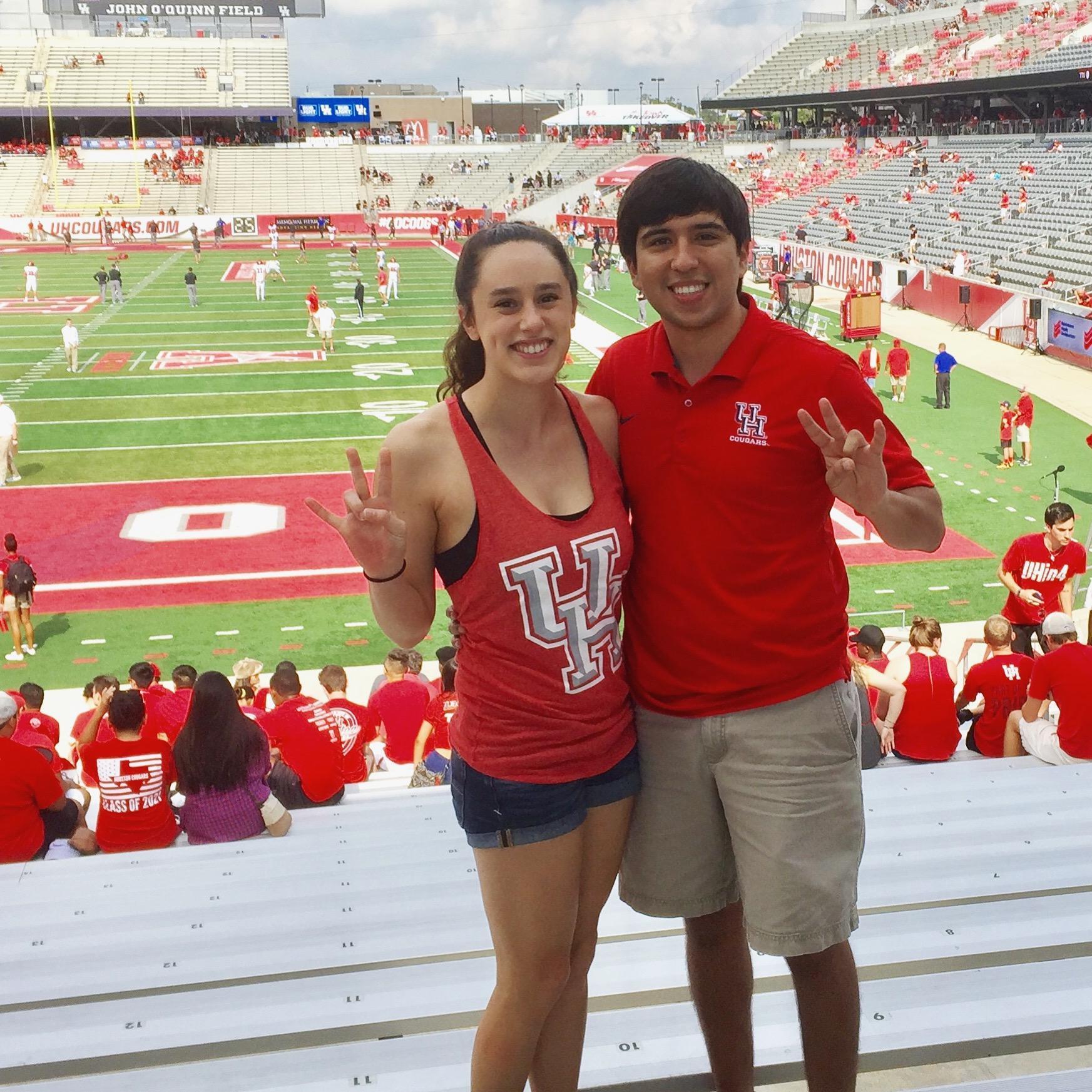 Go Coogs! News flash: we have Dana Holgorson as our new football coach. I have been reminded many times...  -Hannah