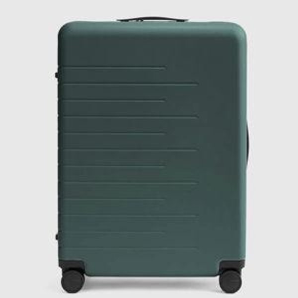 Large Check-In Suitcase in Dark Green