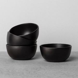 Stoneware Mini Bowl Set of 4 - Black - Hearth & Hand™ with Magnolia