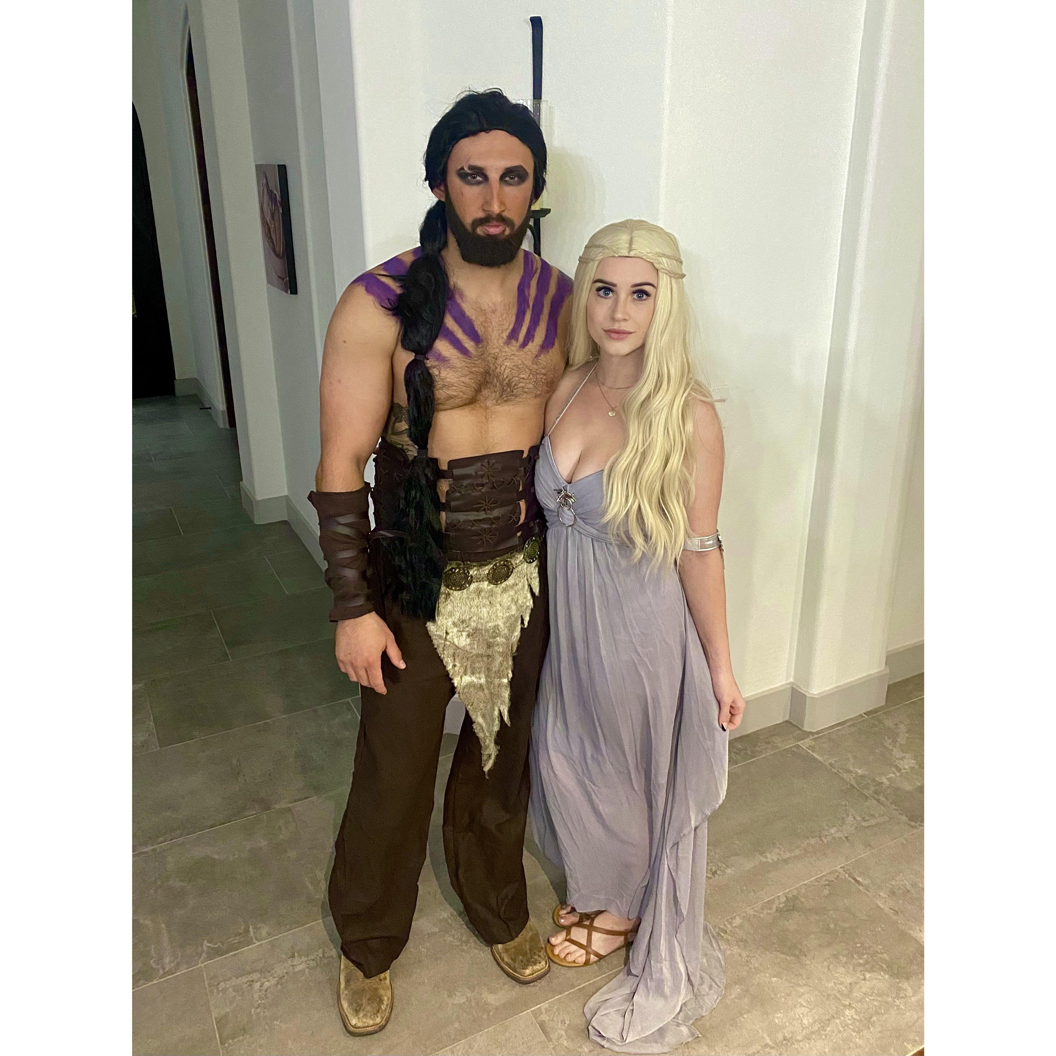 Halloween as Game of Thrones Characters (one of our favorite shows)
