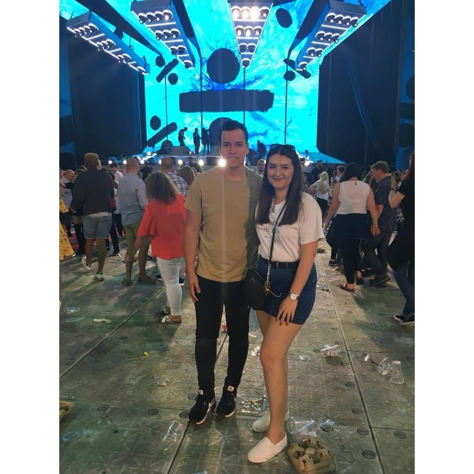 Our first concert together