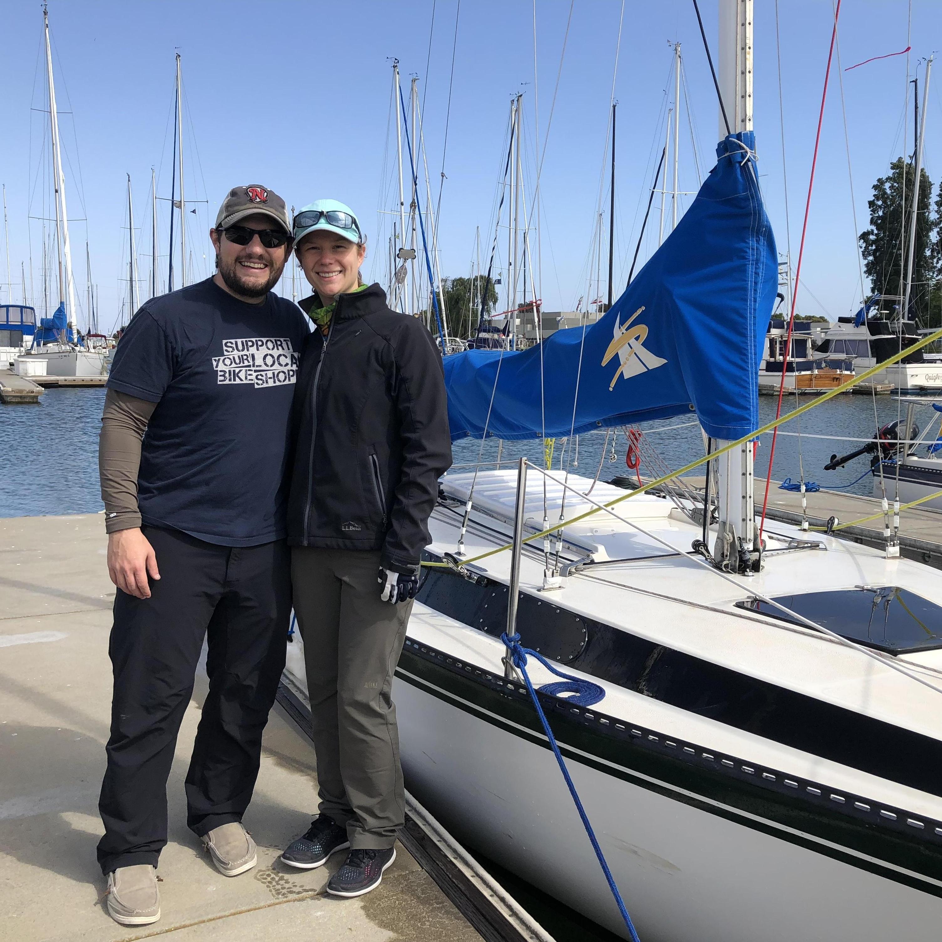 Getting ready to set sail in San Francisco Bay