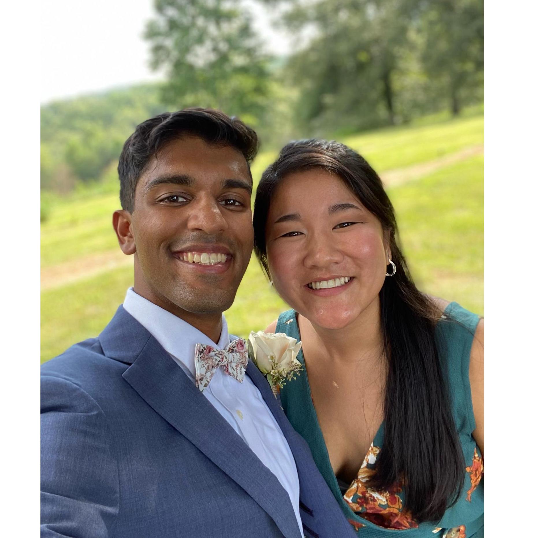 We love going to all our friends' weddings!