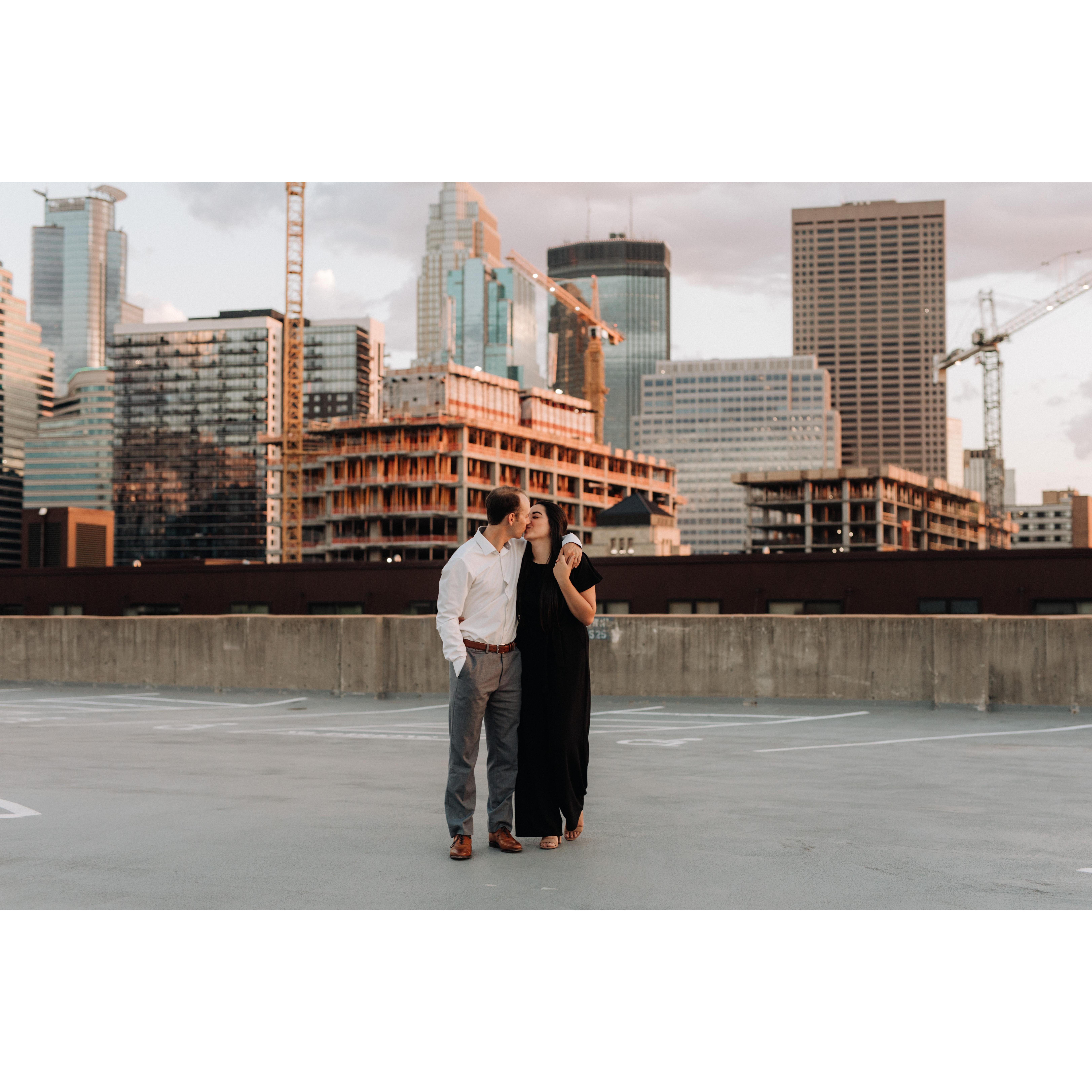 Engagement photos - Minneapolis North Loop (2020)