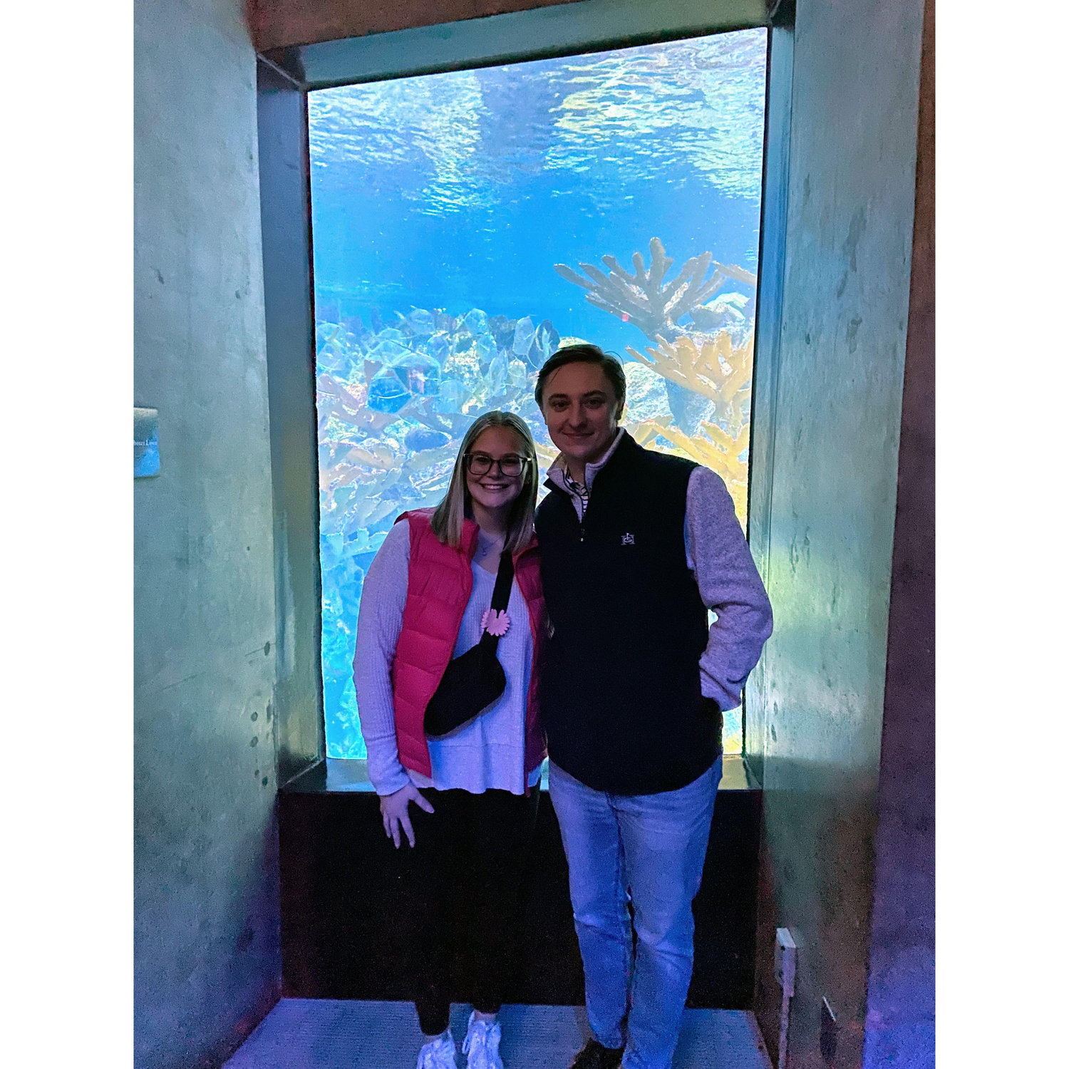 Our first trip to Boston, where Emily discovered Ryans love for Aquariums!