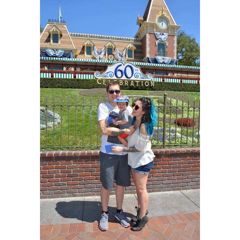 First time with Finn in Disneyland