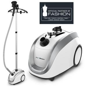 Full Size Steamer for Clothes, Garments and Fabrics - Official Partner of Fashion - Professional Heavy Duty - 4 Steam Levels Producing Perfect Continuous Steam Every Time