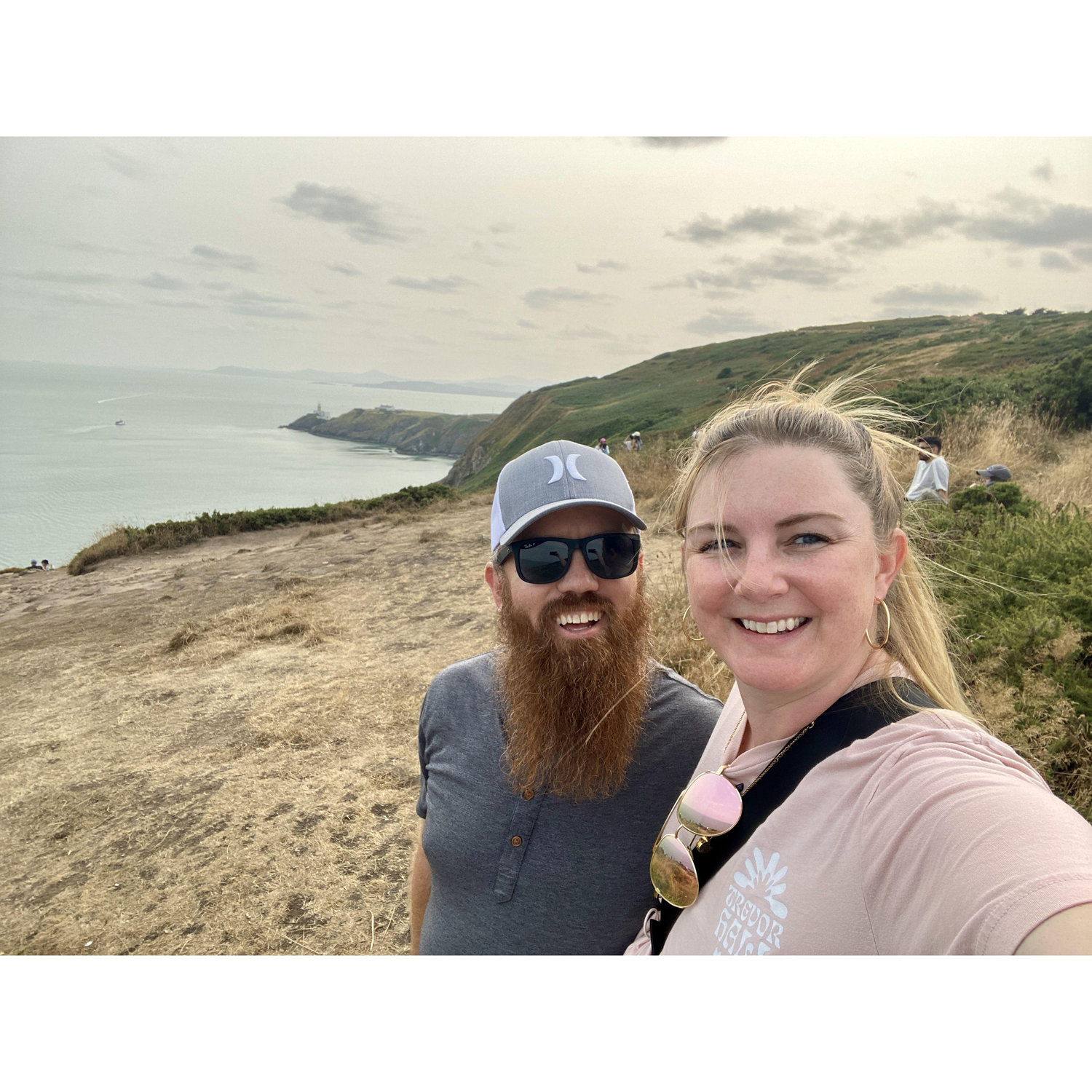 Very shortly before the proposal, during a very intense hike