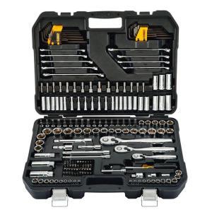 1/4 in. x 3/8 in. Drive Polished Chrome Mechanics Tool Set (200-Piece)