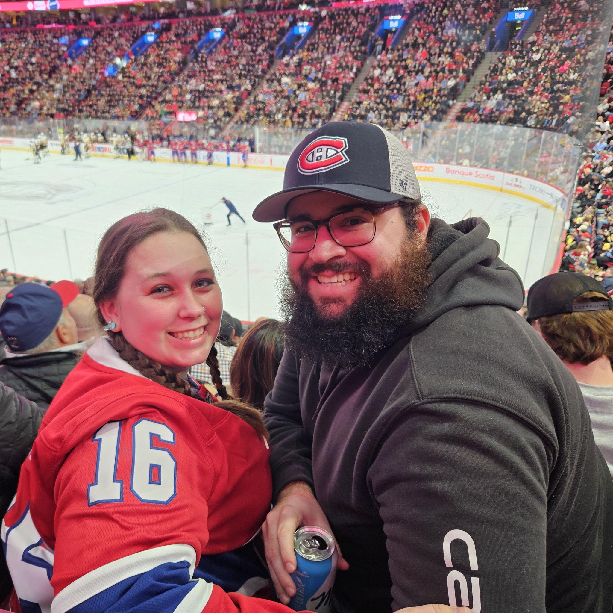 Montreal Canadien's game, Lizzy's birthday, 2023