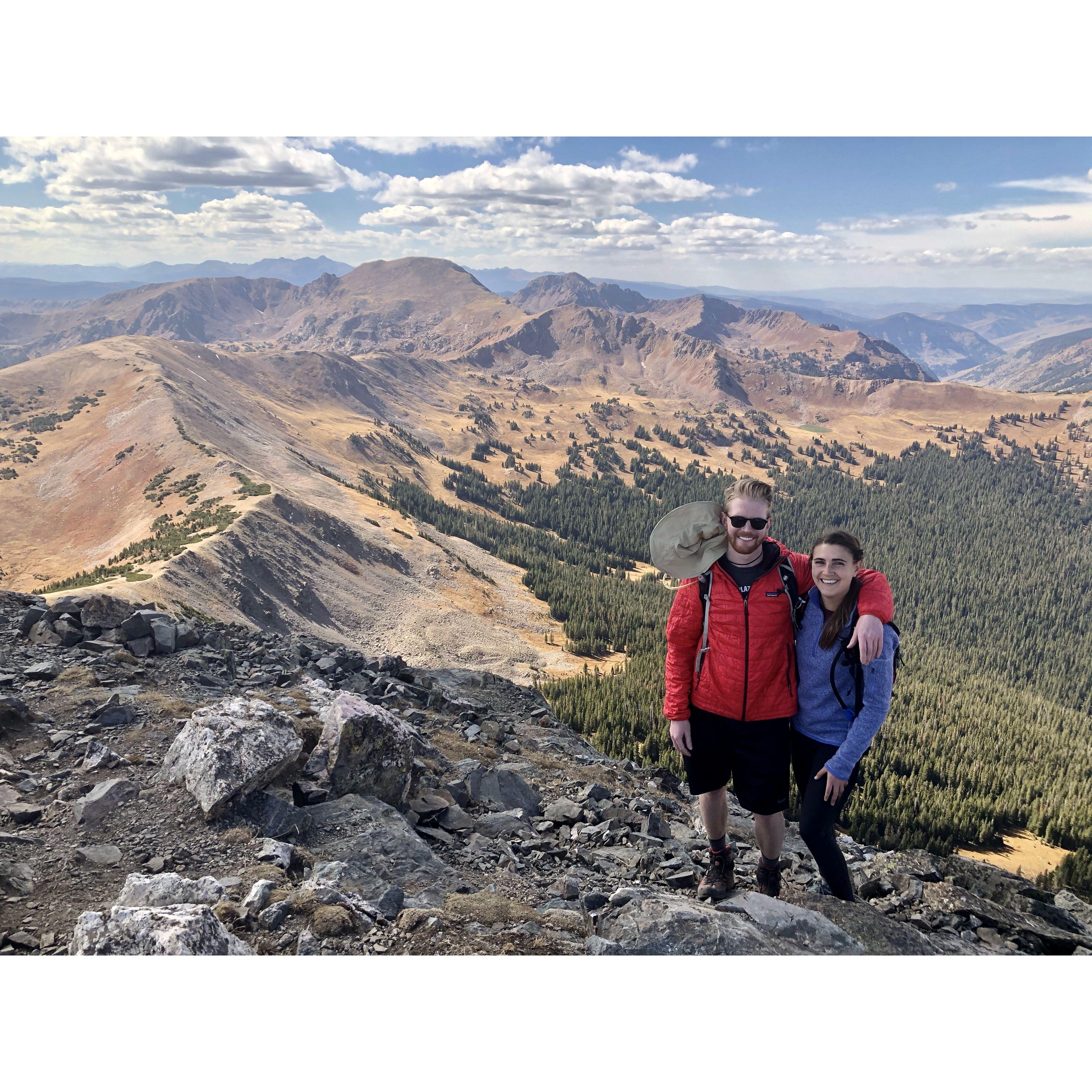 First hike up Buffalo Mountain