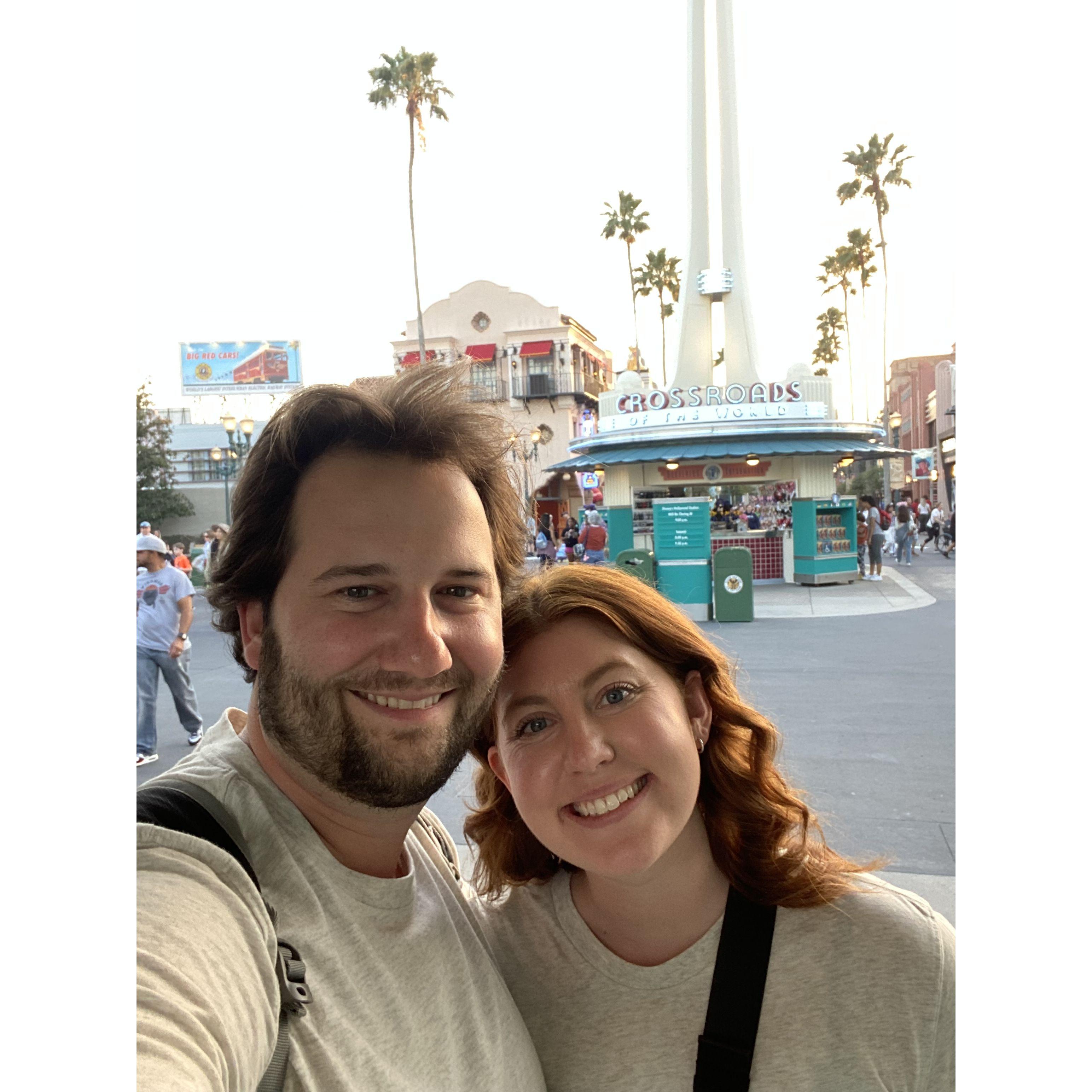 At Hollywood studios