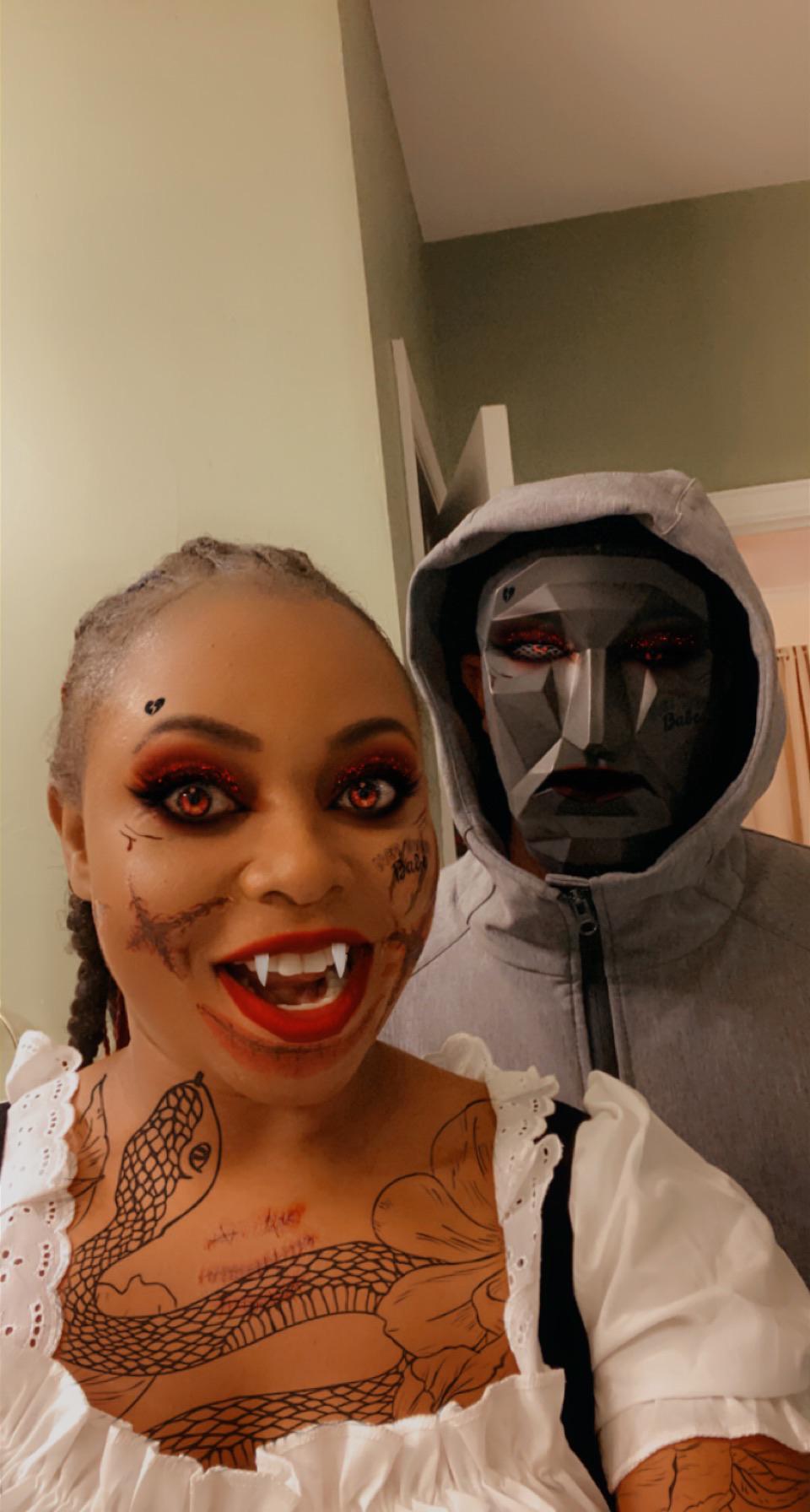 Halloween 2021
Enny is dressed as Little Red Riding Hood and Tyler as the Boss from Squid Game