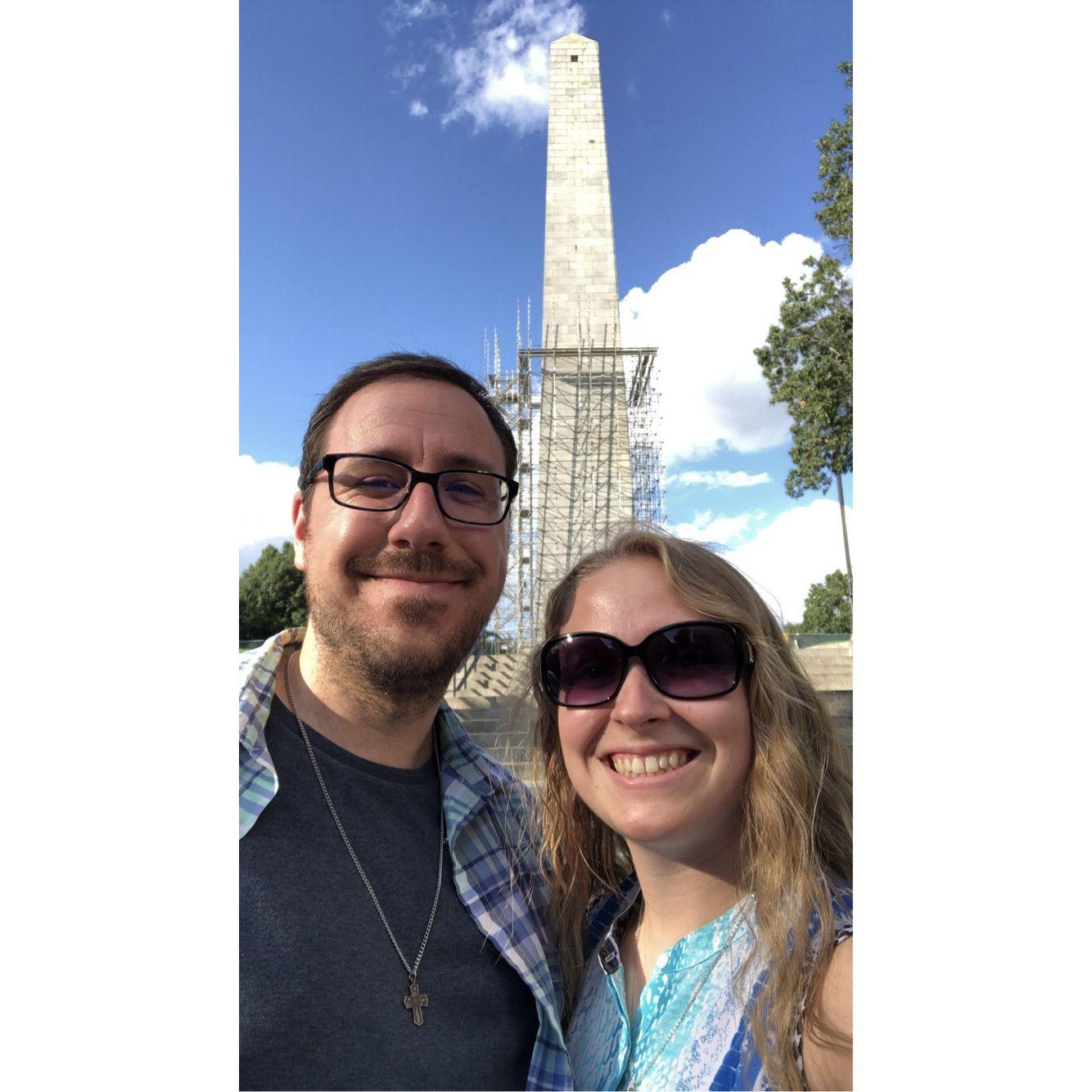 Bunker Hill Monument, the start of Freedom Trail