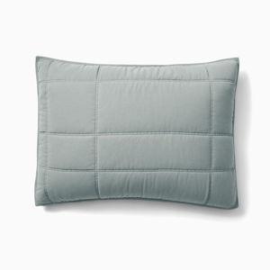 Brushed TENCEL™ Twill Sham - Chambray, Standard Sham