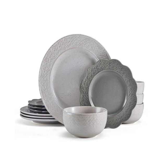 Pfaltzgraff Gia 12-Pc Dinnerware Set, Service for 4