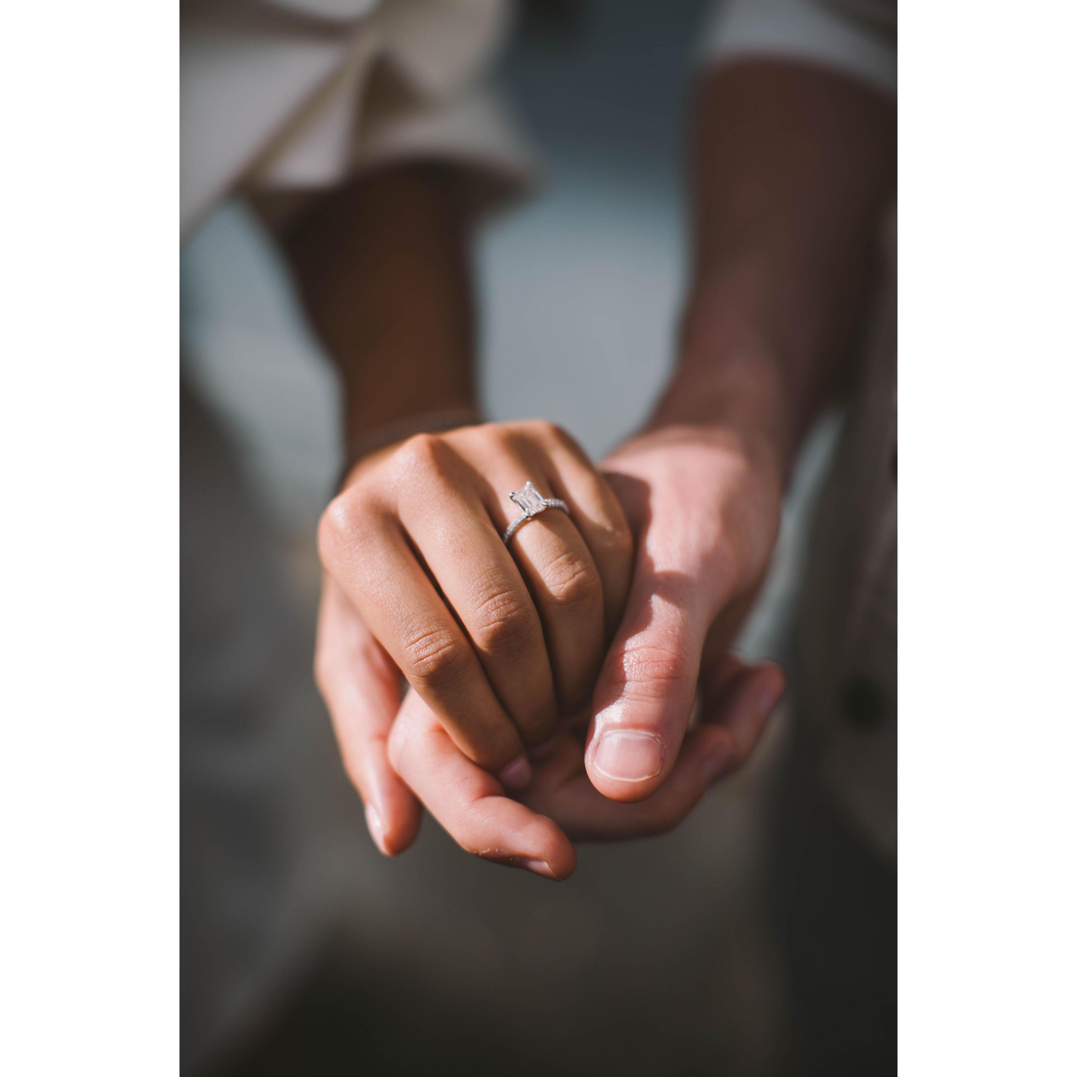 Chris picked out my ring without ever consulting with me, and I couldn't have picked a more perfect design for myself.