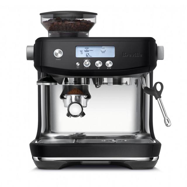 Breville® Barista Pro™ Stainless Steel Espresso Maker in Black Truffle