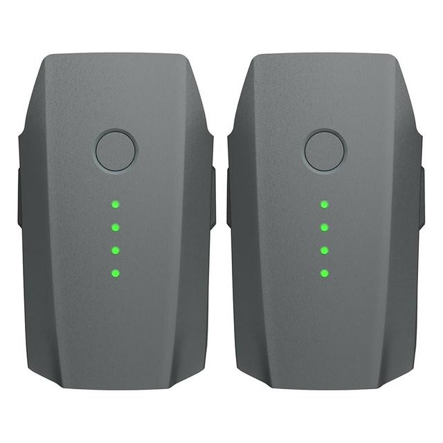 MVMOD Mavic Pro Battery 2 Pack, 11.4V 3830mAh Intelligent Flight Battery for DJI Mavic Pro Platinum/Alpine White Drone, 25 Minutes Flight Time Rechargeable Batteries