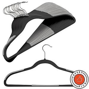 Studio 3B™ 16-count Slim Grips™ Hangers in Black