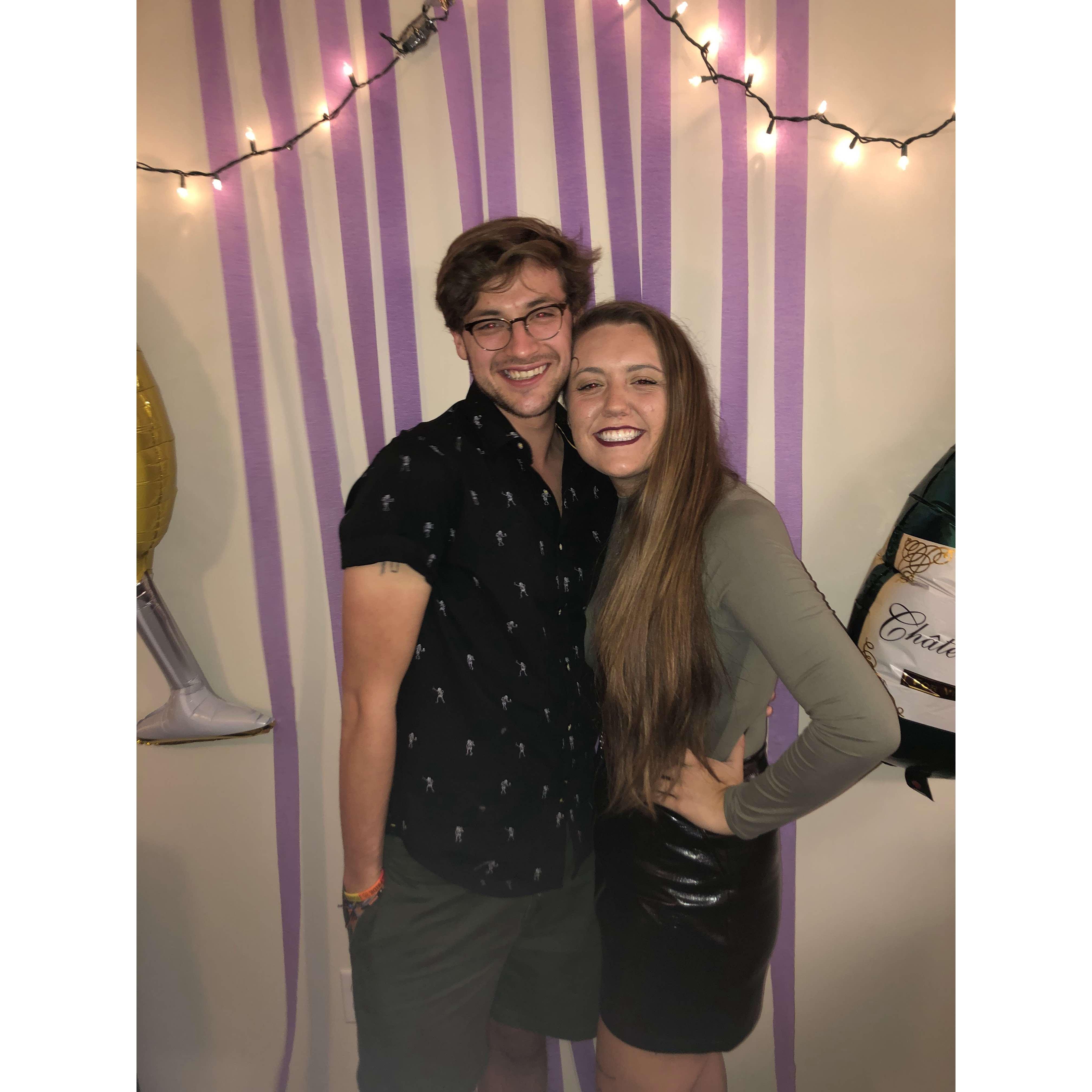 A photo of Harrison and I on my 21st birthday!