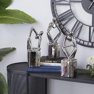 3-Piece Ceramic Sculpture Set