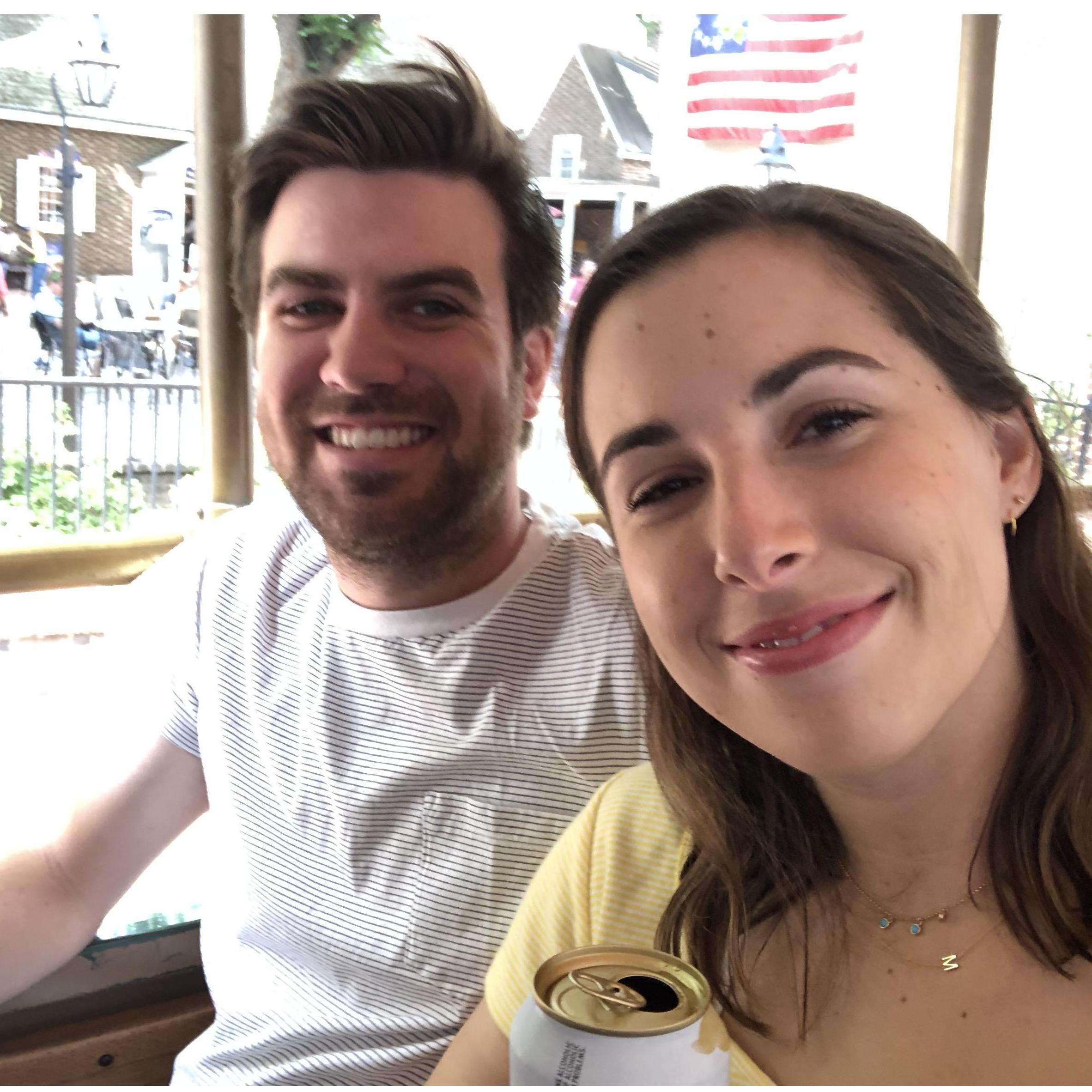 We're big suckers for sight-seeing tours - here's a snap from a historical trolley ride we took in Philadelphia!