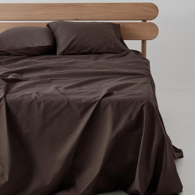 PACT Home White Organic Cool-Air Percale Sheet Set TW
