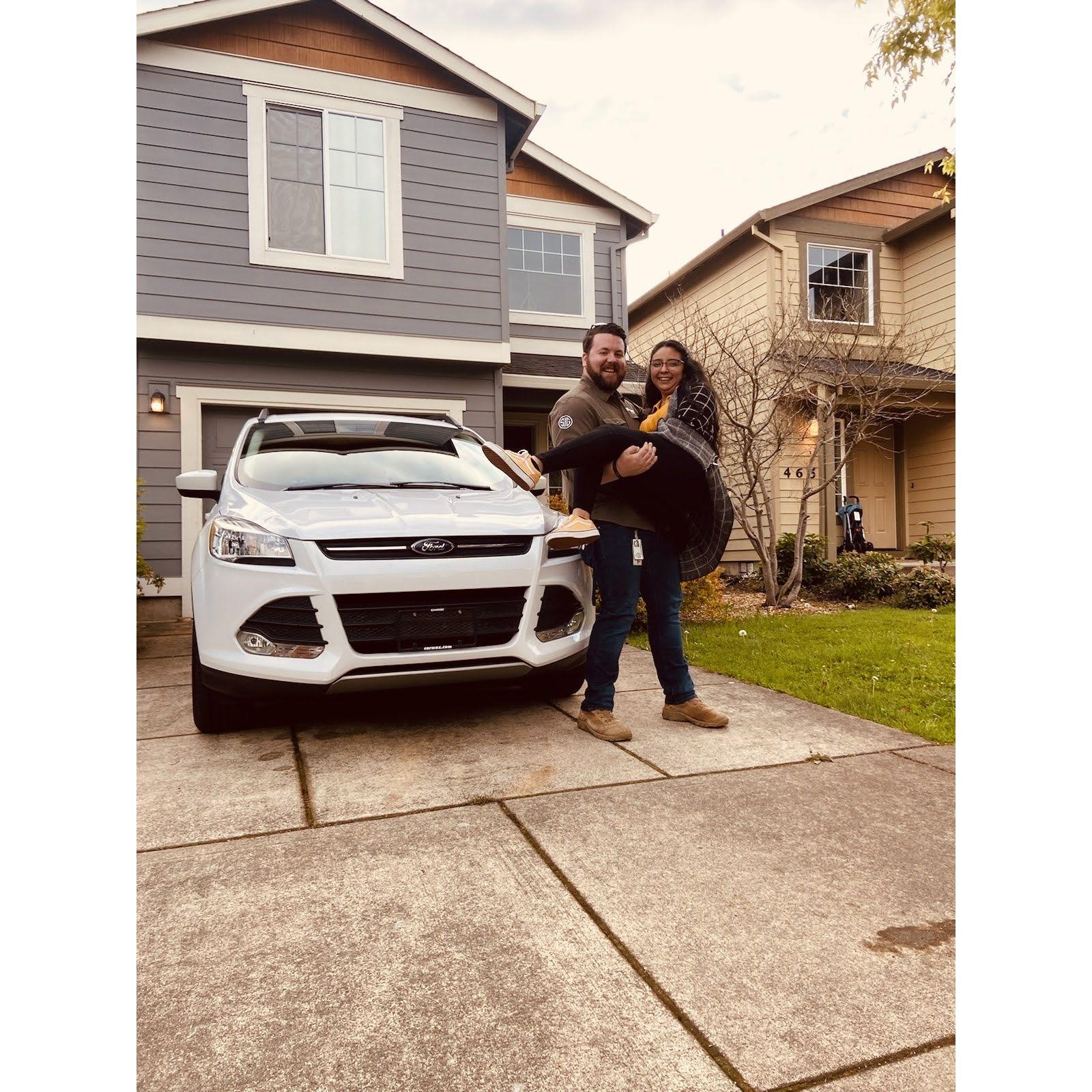 2022: Finally! We were reunited and moved in together!