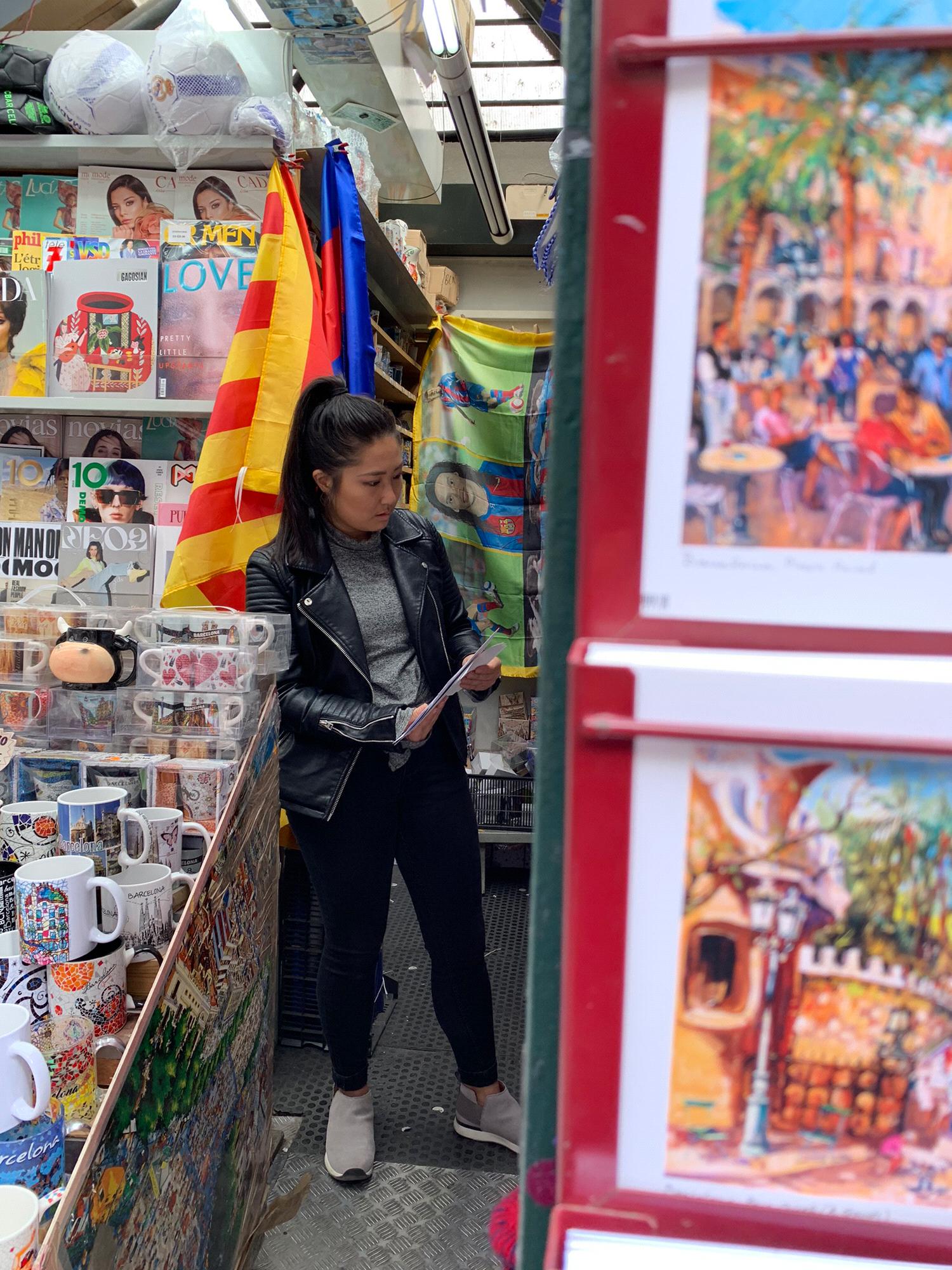 March 2018 --Shopping through Las Ramblas.
Barcelona, Spain