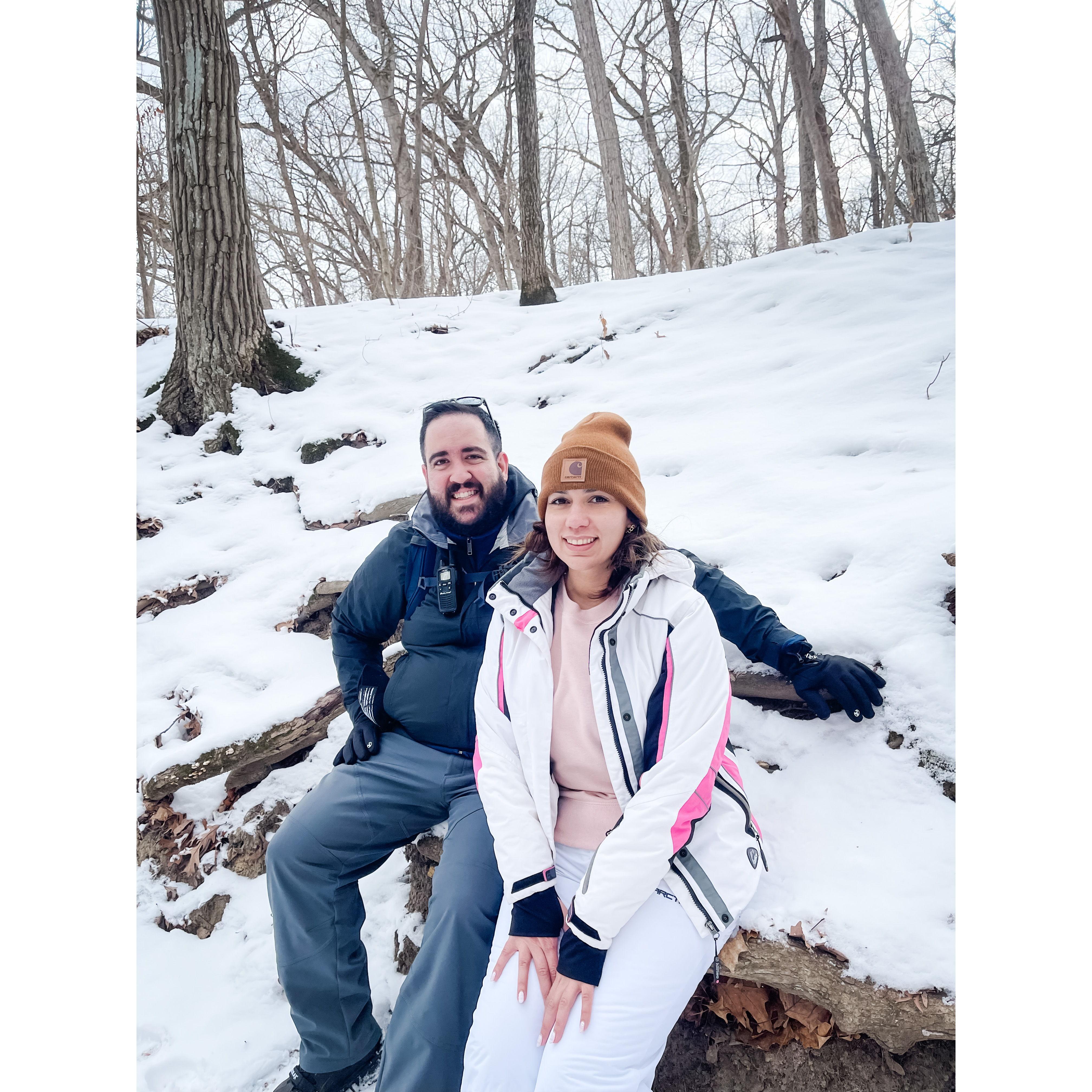 Hike in Starved Rock Park, IL