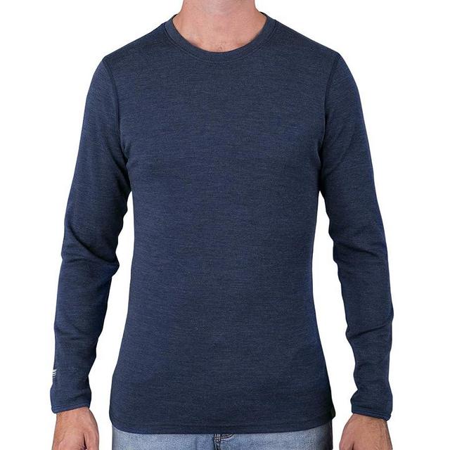 MERIWOOL Mens Base Layer - 100% Merino Wool Midweight Long Sleeve Thermal Shirt