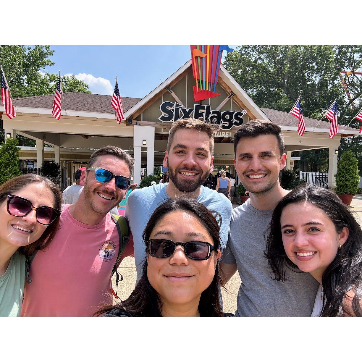 We eventually went to Six Flags together!