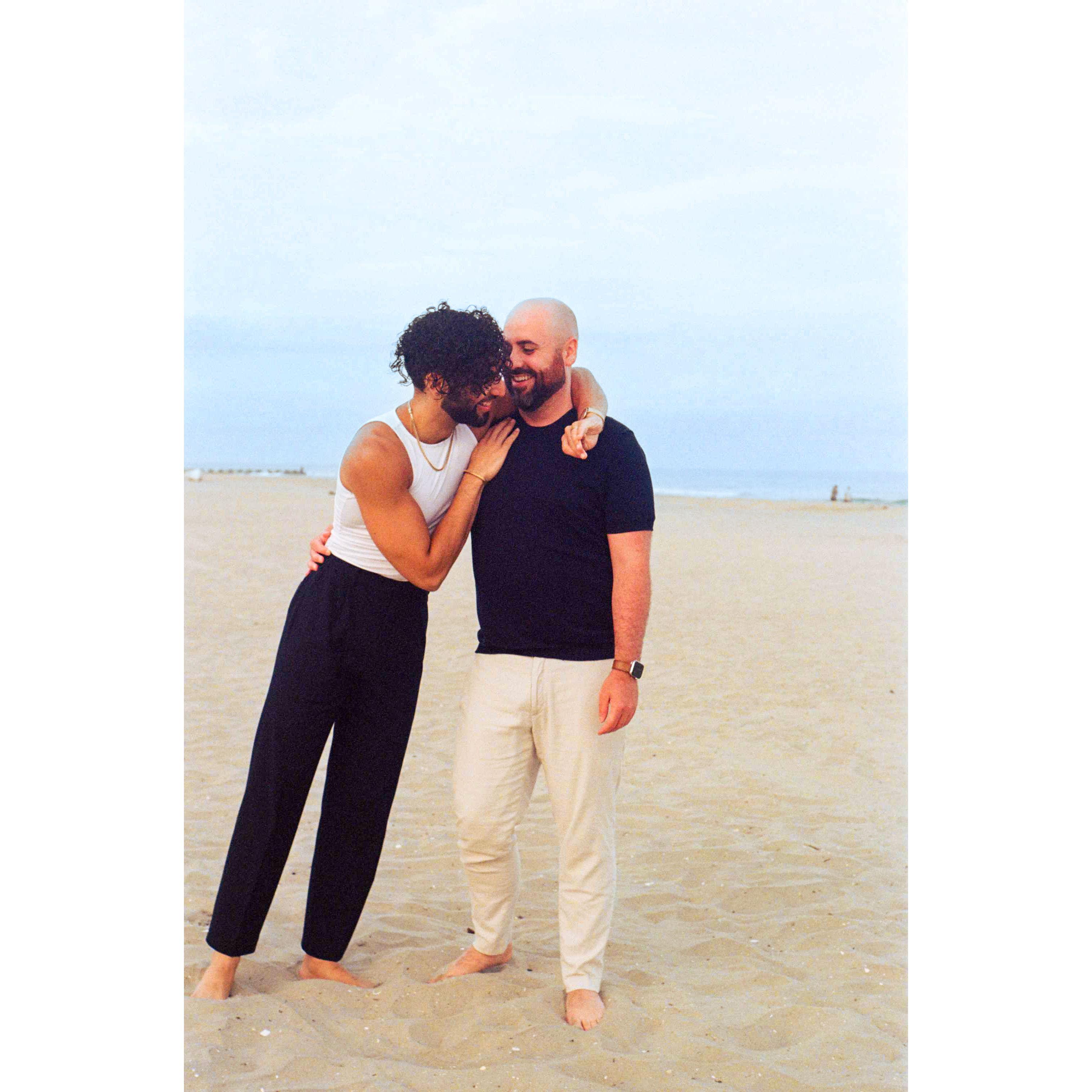 Our favorite photo from our first engagement shoot with our dear friend, Maelin.