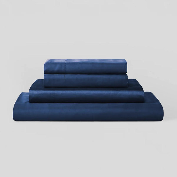AiryWeight Eucalyptus Sheet Set - Sapphire / Queen / With Flat Sheet